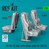 RESKIT RSU35-0005 CH-54A (S-64E) Tarhe pilots seats for ICM kit (3 pcs) (3D Printed) (1/35)